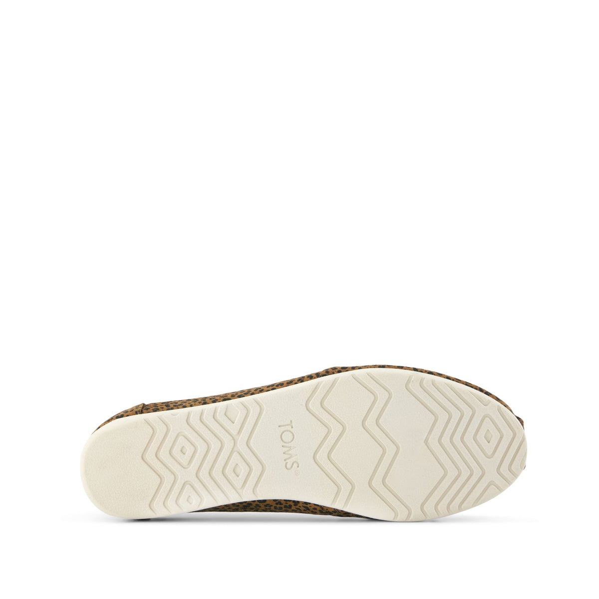 Alpargata Ballet Flat - Toffee Leopard Print Bottom Sole View
