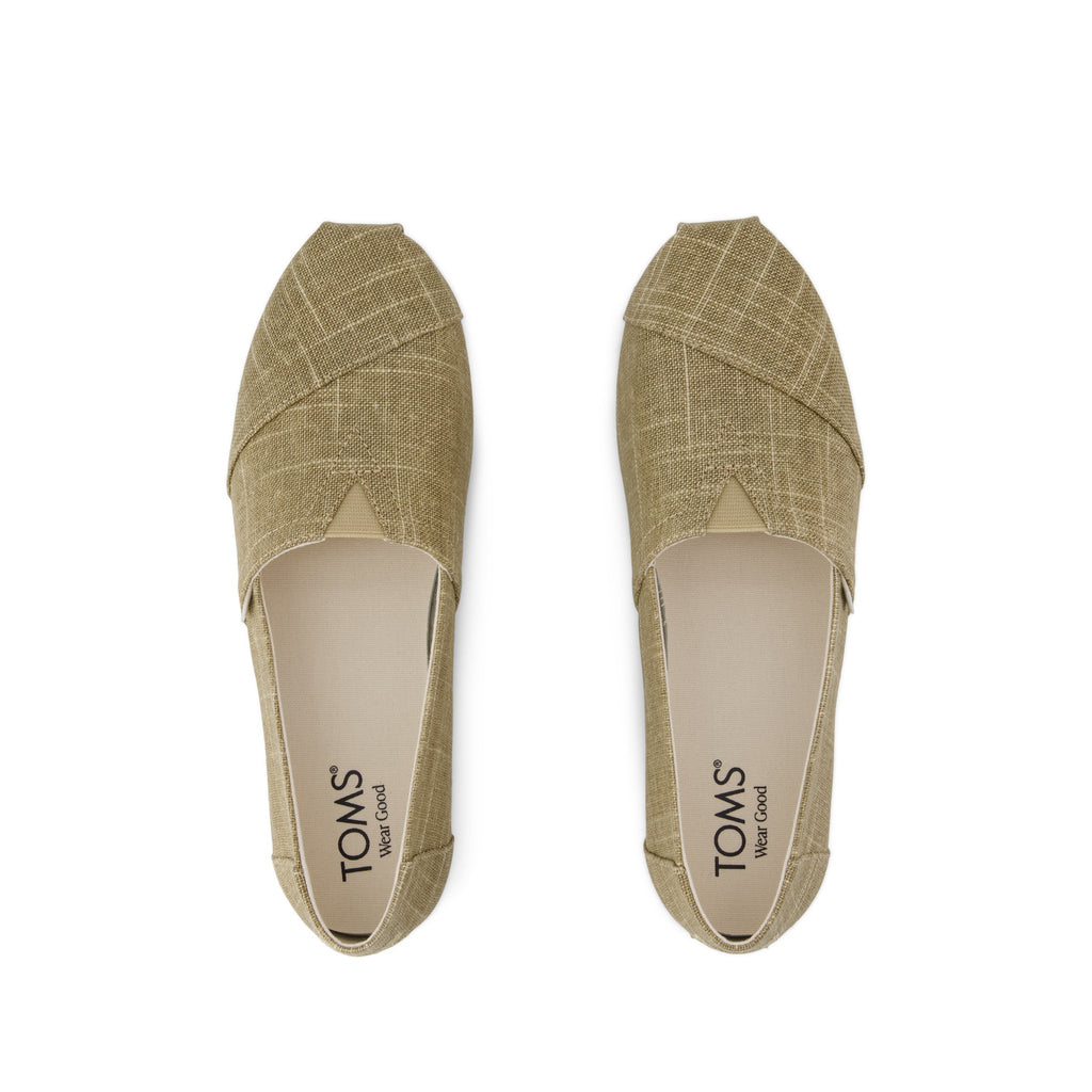 Alpargata Classic - Gold Shimmer Crosshatch Top View