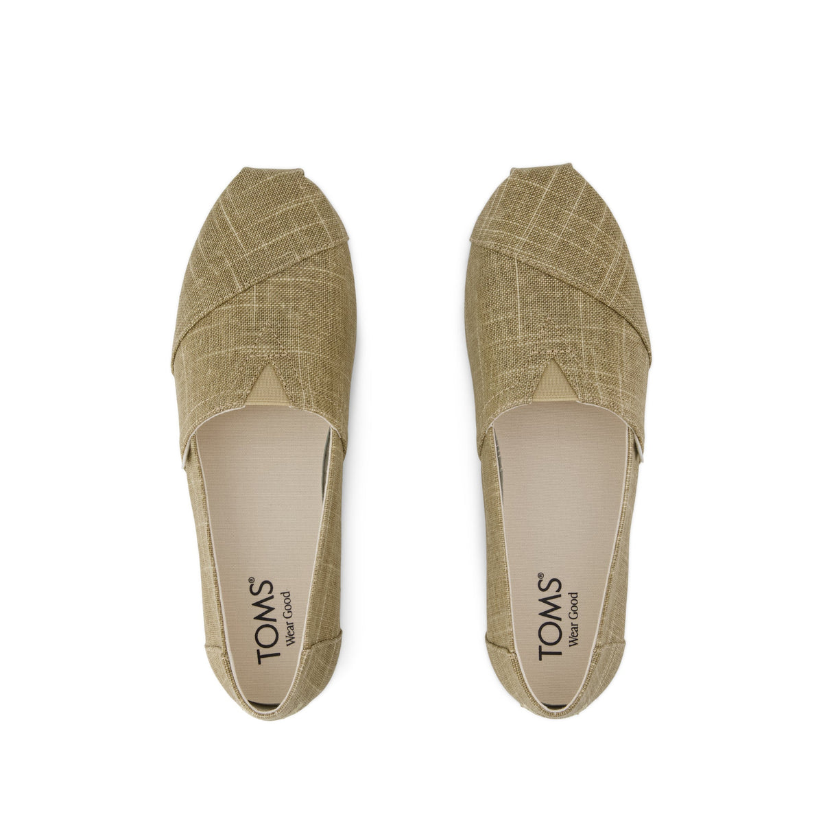 Alpargata Classic - Gold Shimmer Crosshatch Top View