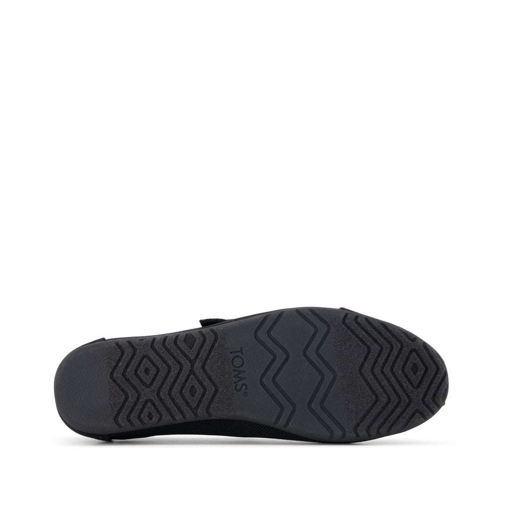 Alpargata Mary Jane - Black Canvas Bottom Sole View