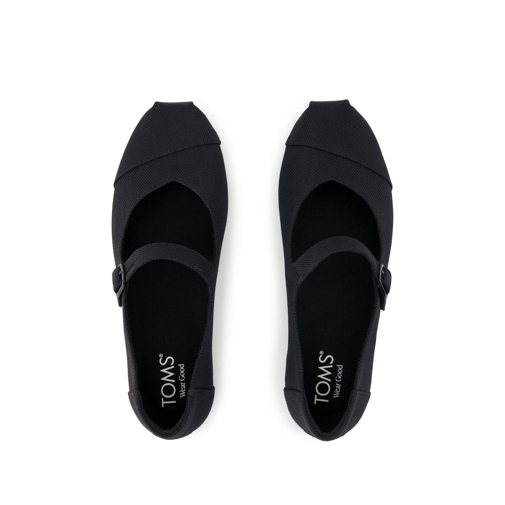 Alpargata Mary Jane - Black Canvas Top View