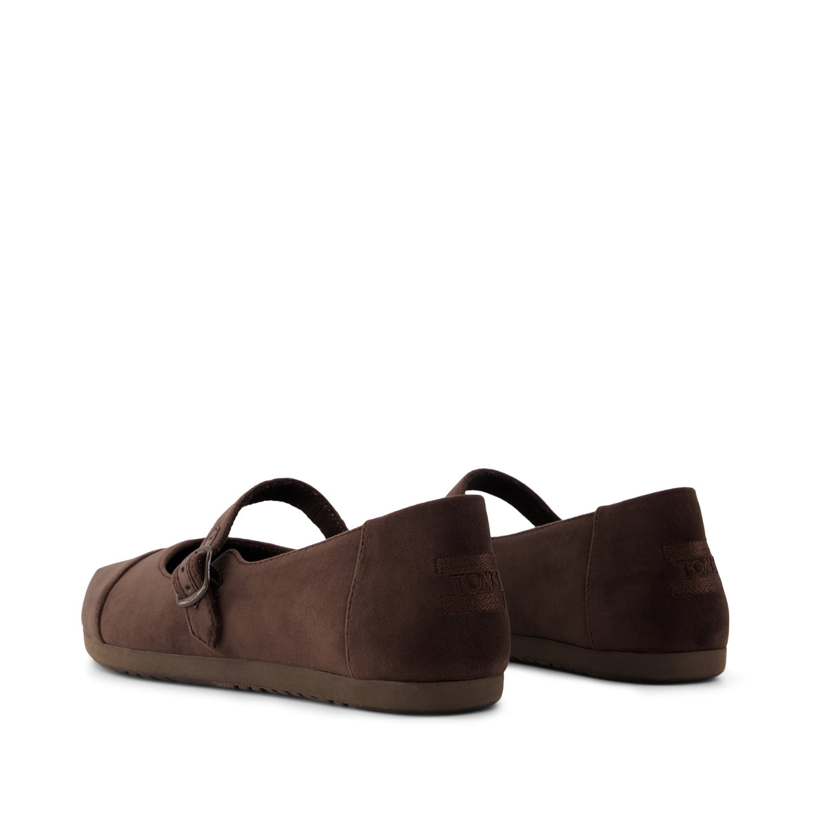 Alpargata Mary Jane - Chocolate Brown Premium Velvet Back View