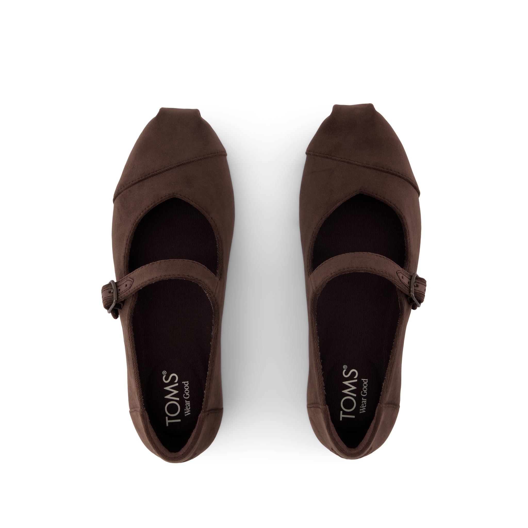 Alpargata Mary Jane - Chocolate Brown Premium Velvet Top View