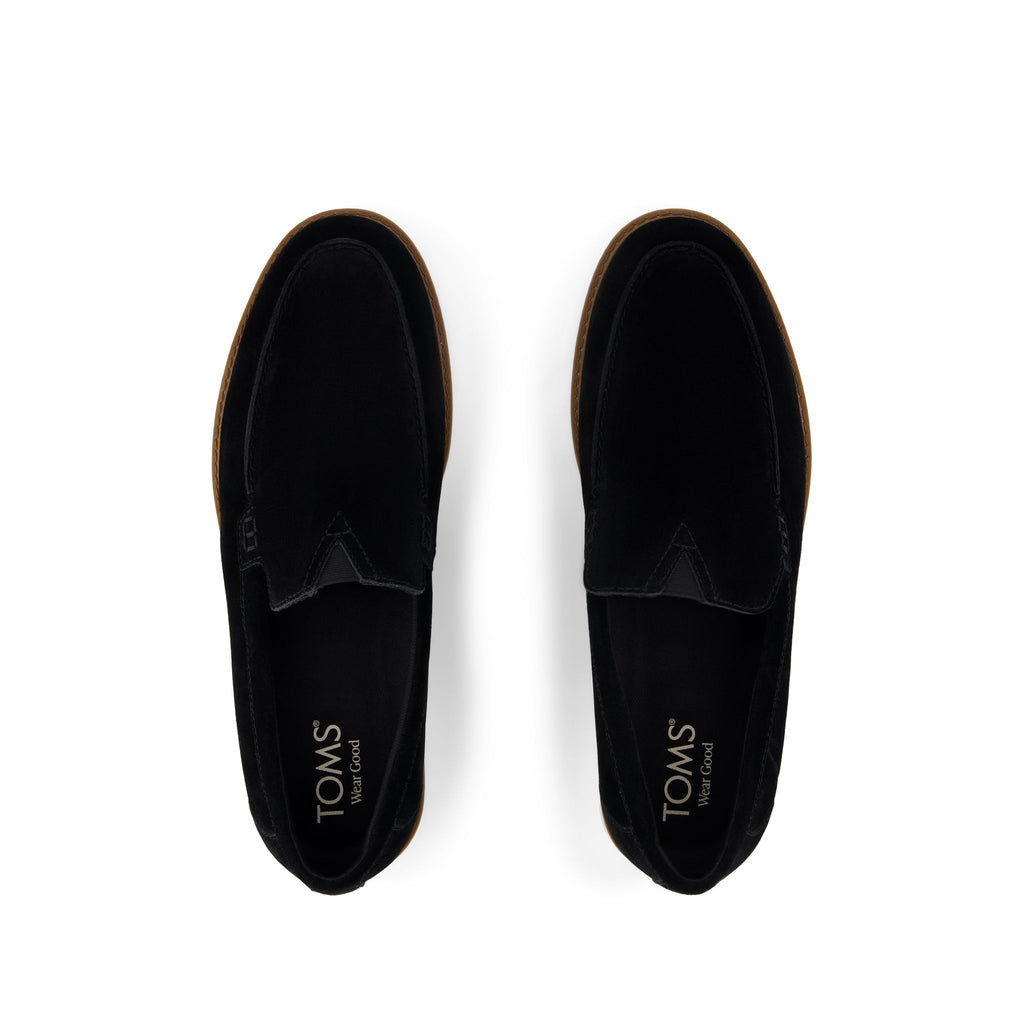 Mens Marcos Loafer Black Suede