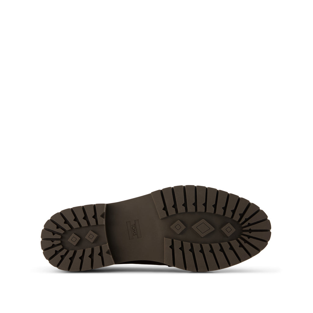 Cara Tassel Loafer  - Chocolate Brown Palid Bottom Sole View
