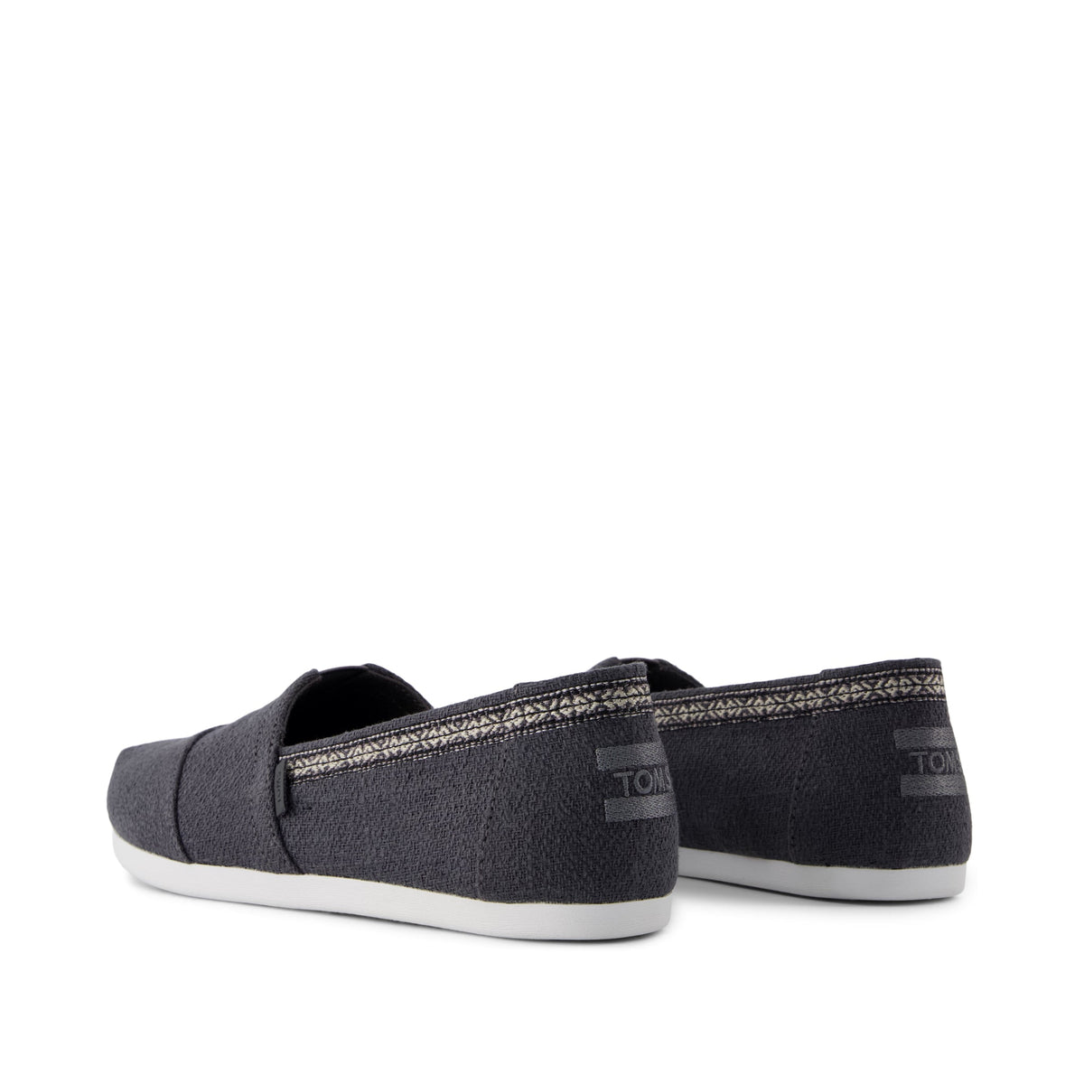 Alpargata Classic - Forged Iron Vintage Slub Back View