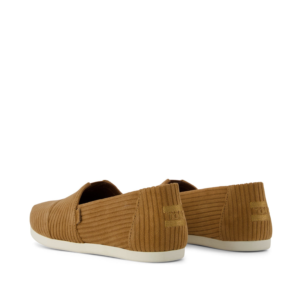 Alpargata Classic - Tan Cordurory Back View