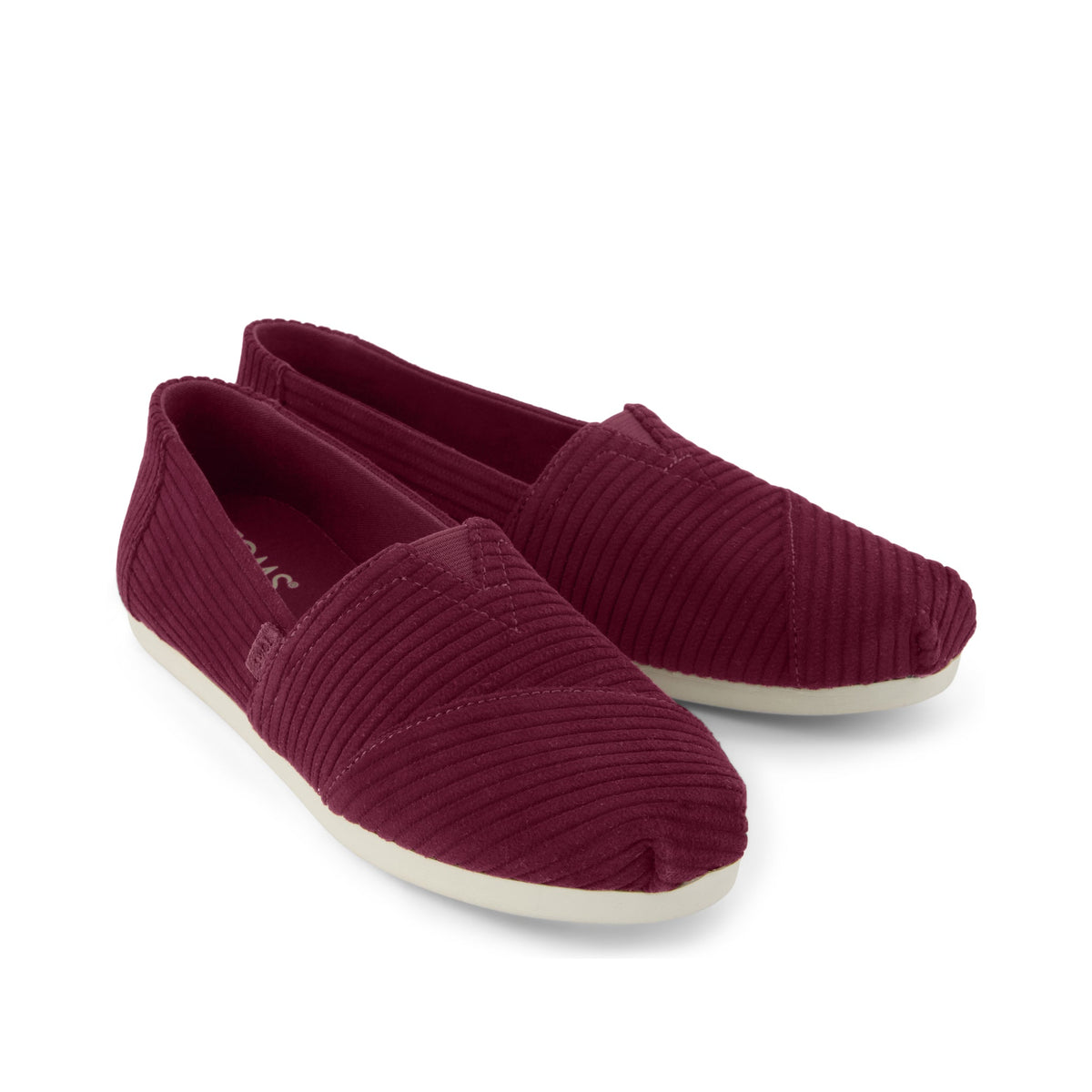 Alpargata Classic - Burgundy Cordurory Front View