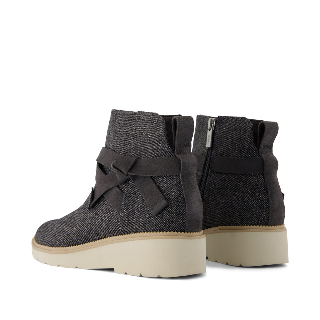 Marlow Boot - Water Repellent Forged Iron Shimmer Twill Back View