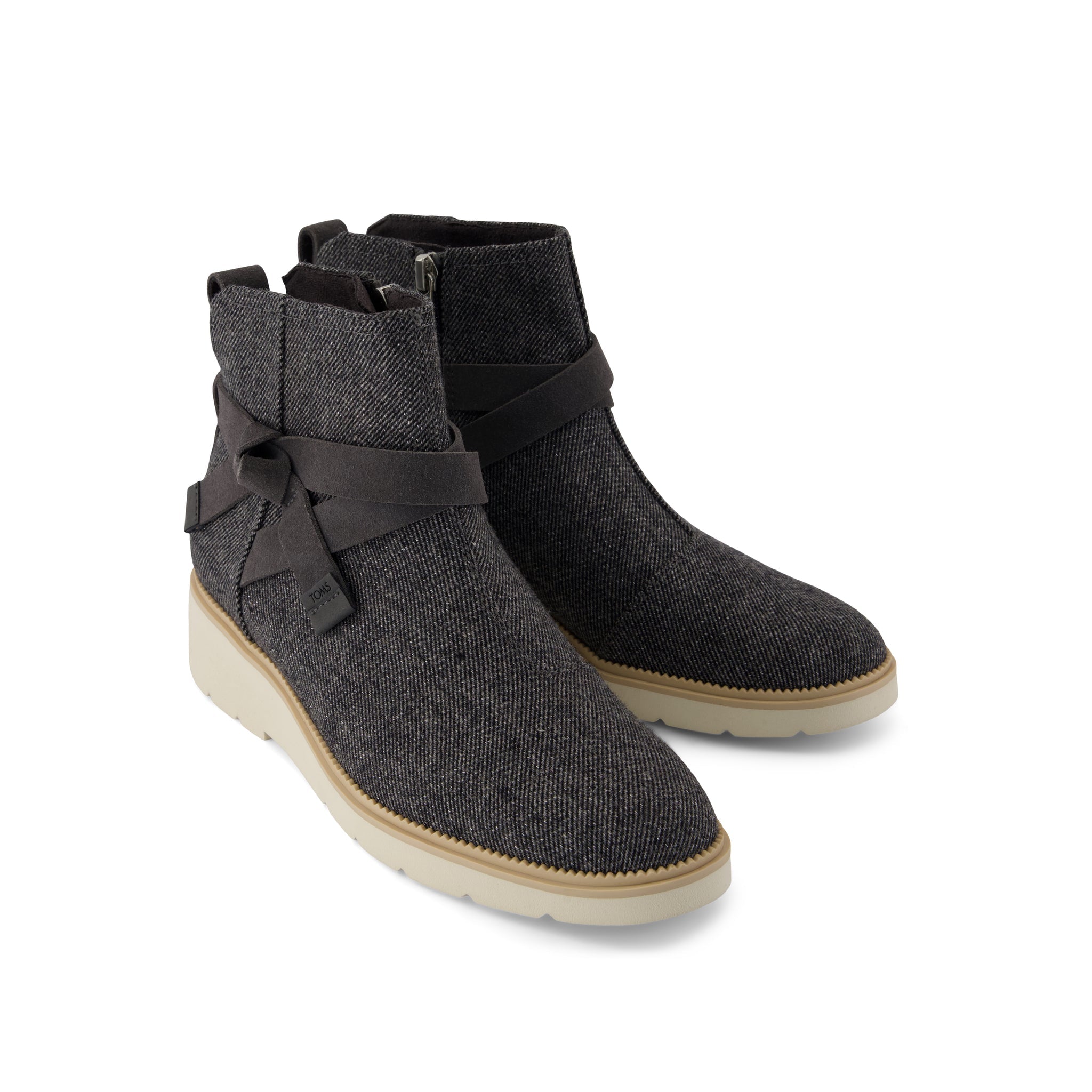 Marlow Boot - Water Repellent Forged Iron Shimmer Twill Front View