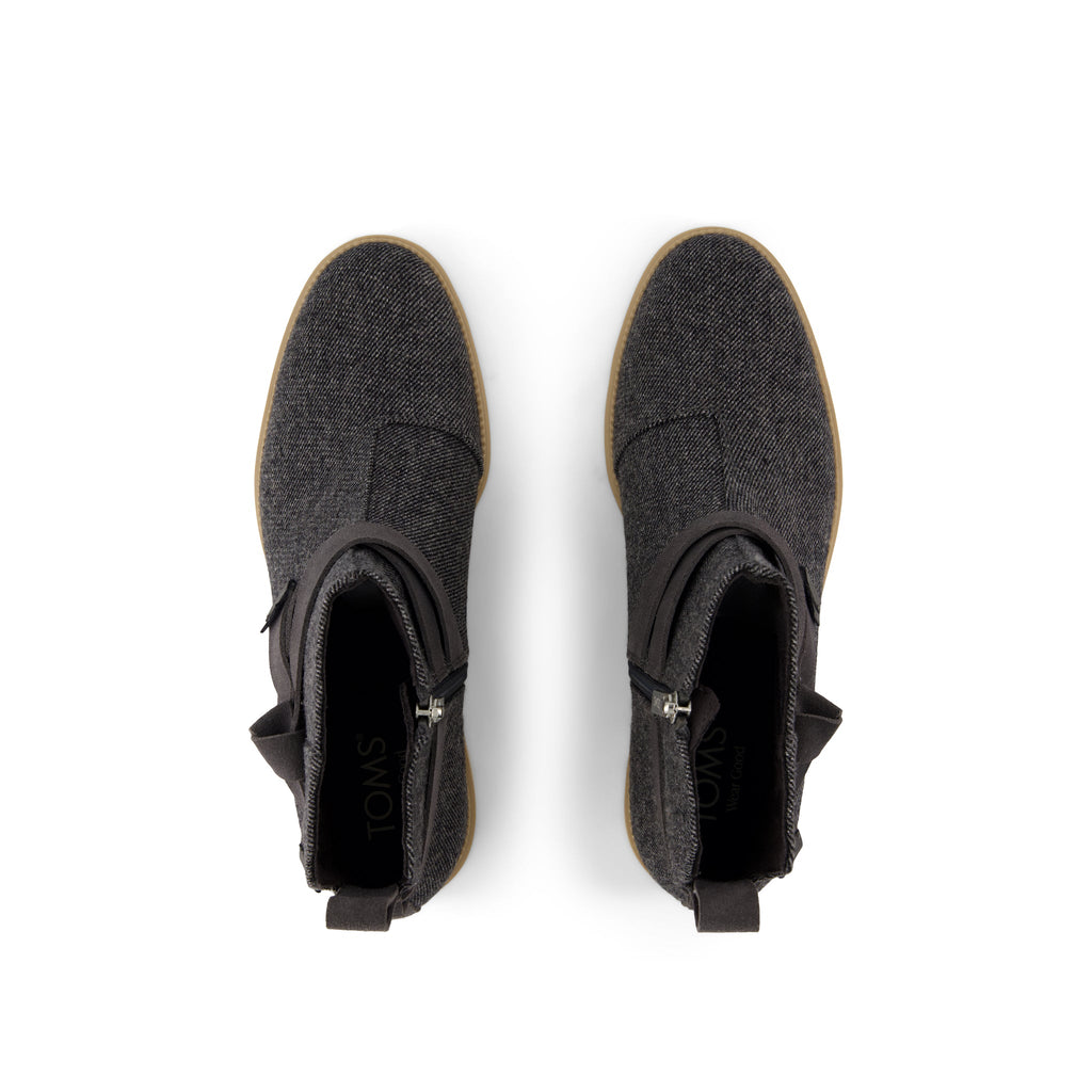 Marlow Boot - Water Repellent Forged Iron Shimmer Twill Top View