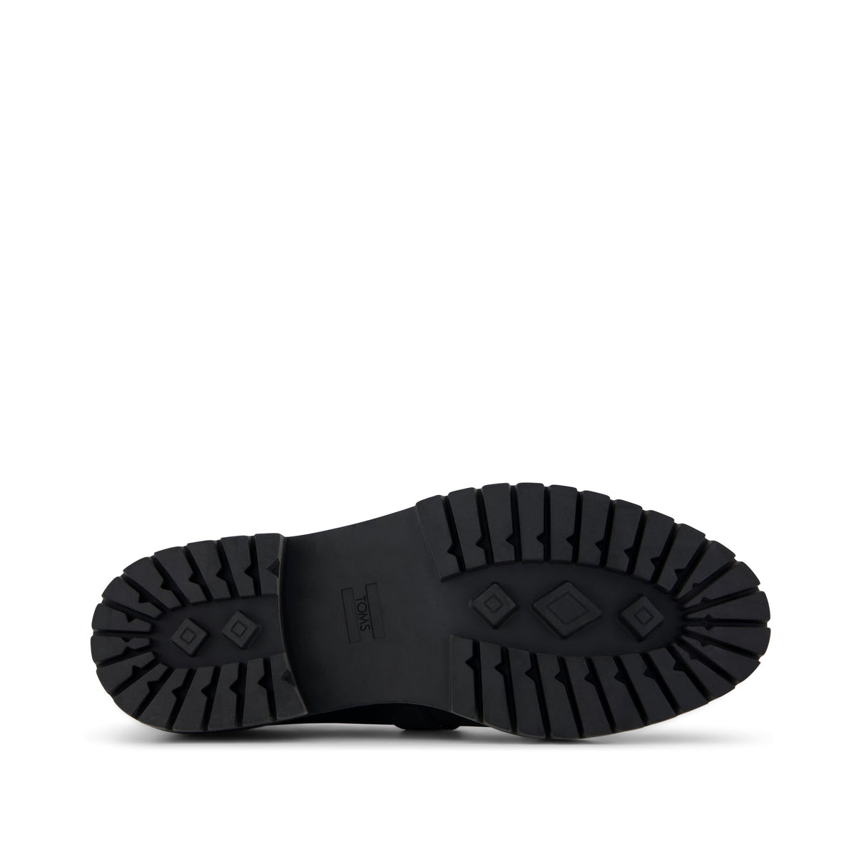 Cara Mary Jane Loafer - Black Nubuck Leather Bottom Sole View