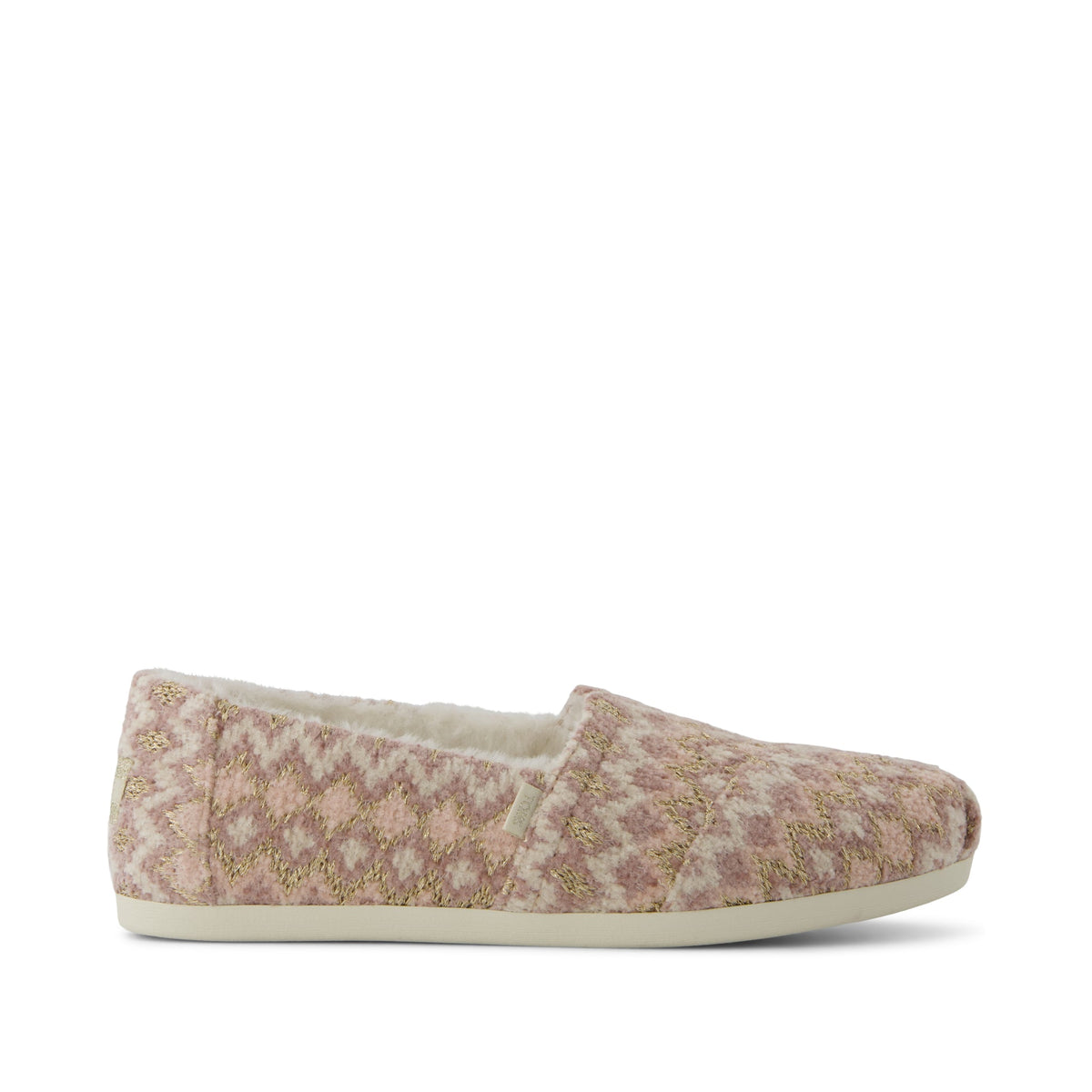 Alpargata Classic - Cozy Metallic Knit Side View