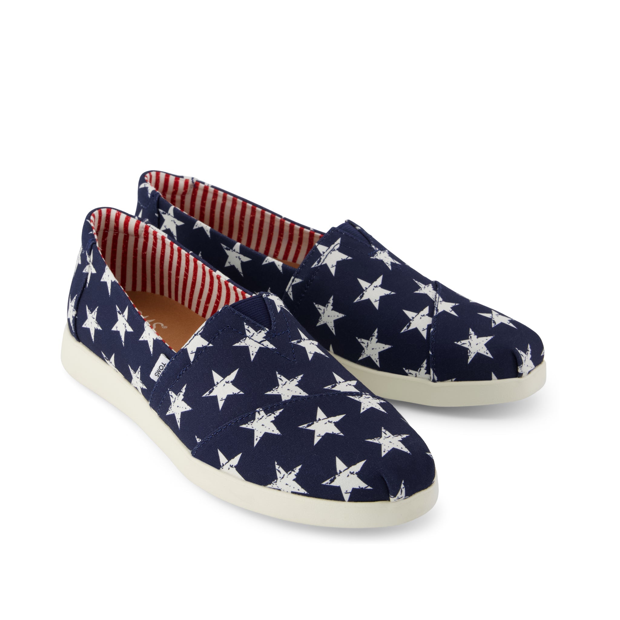 Alpargata Plus - Navy Stars Canvas Front View