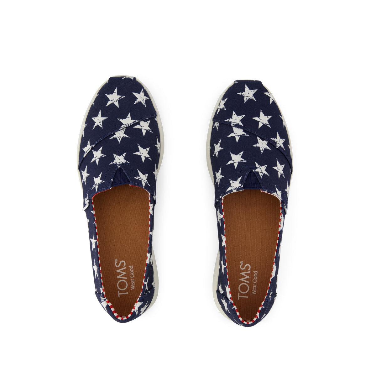 Alpargata Plus - Navy Stars Canvas Top View