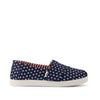 Alpargata Classic Kids Shoe - Navy Stars Canvas Side View