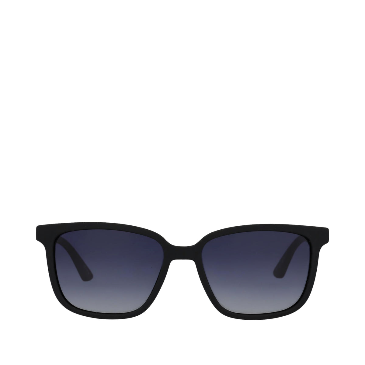 Briar Traveler Sunglasses - Black-Deep Blue Gradient Front View