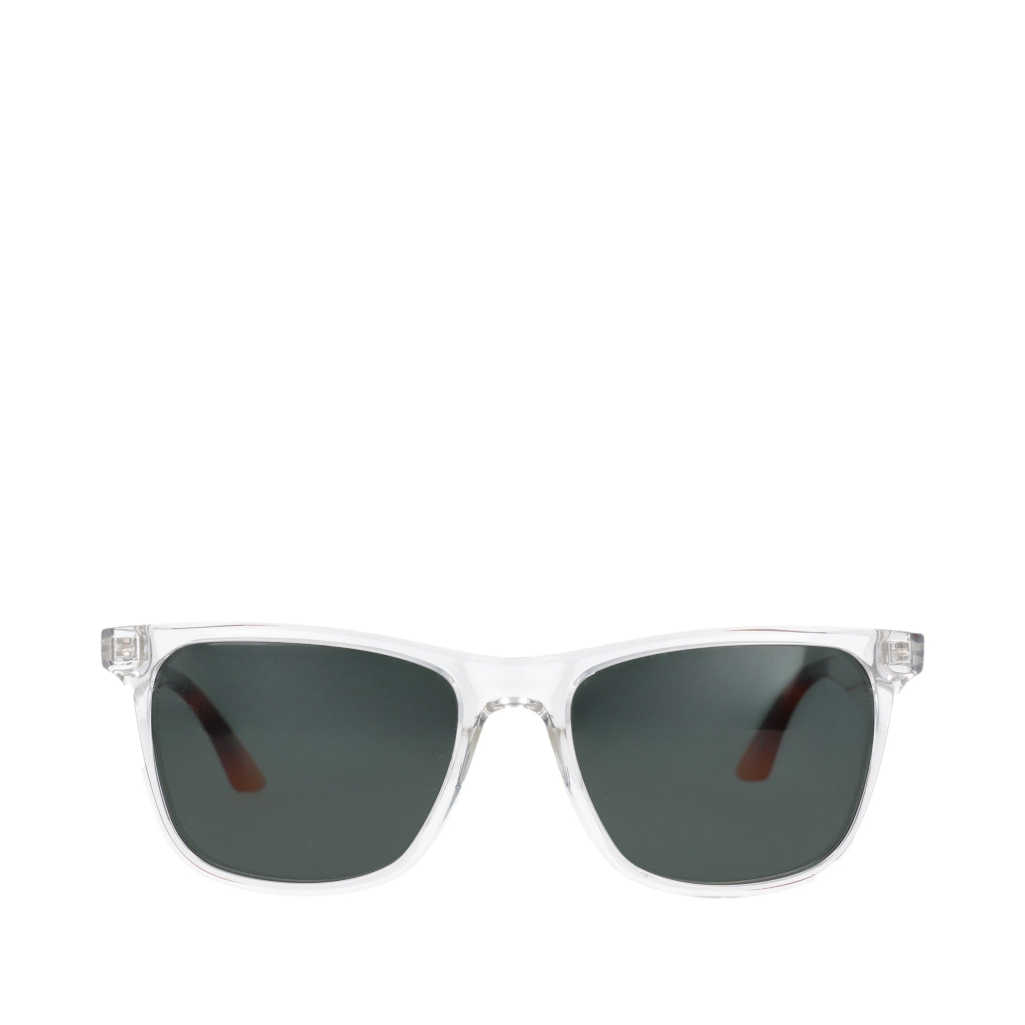 Roman Traveler Sunglasses - Clear-Blue Front View
