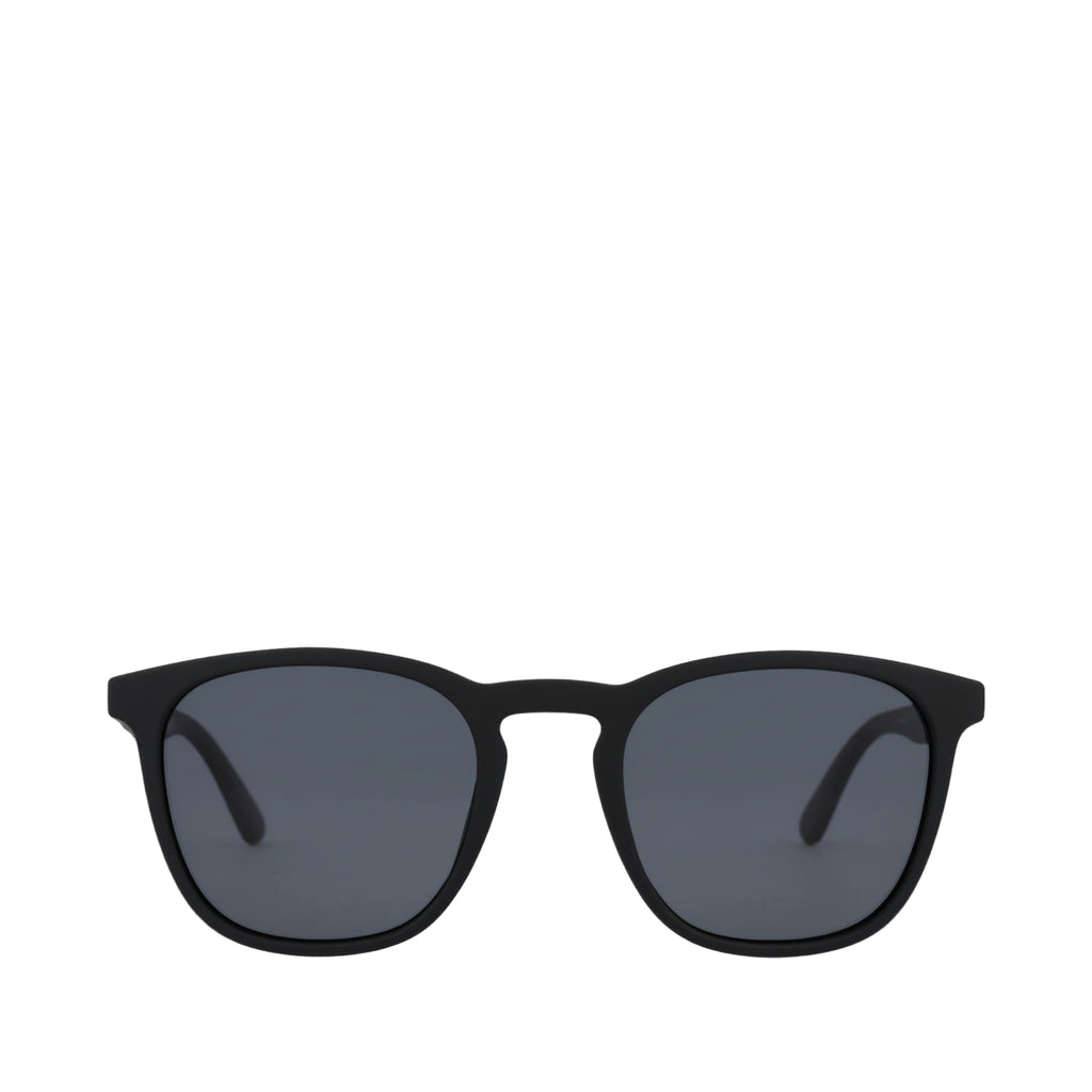 Silas Traveler Sunglasses - Black-Grey Front View