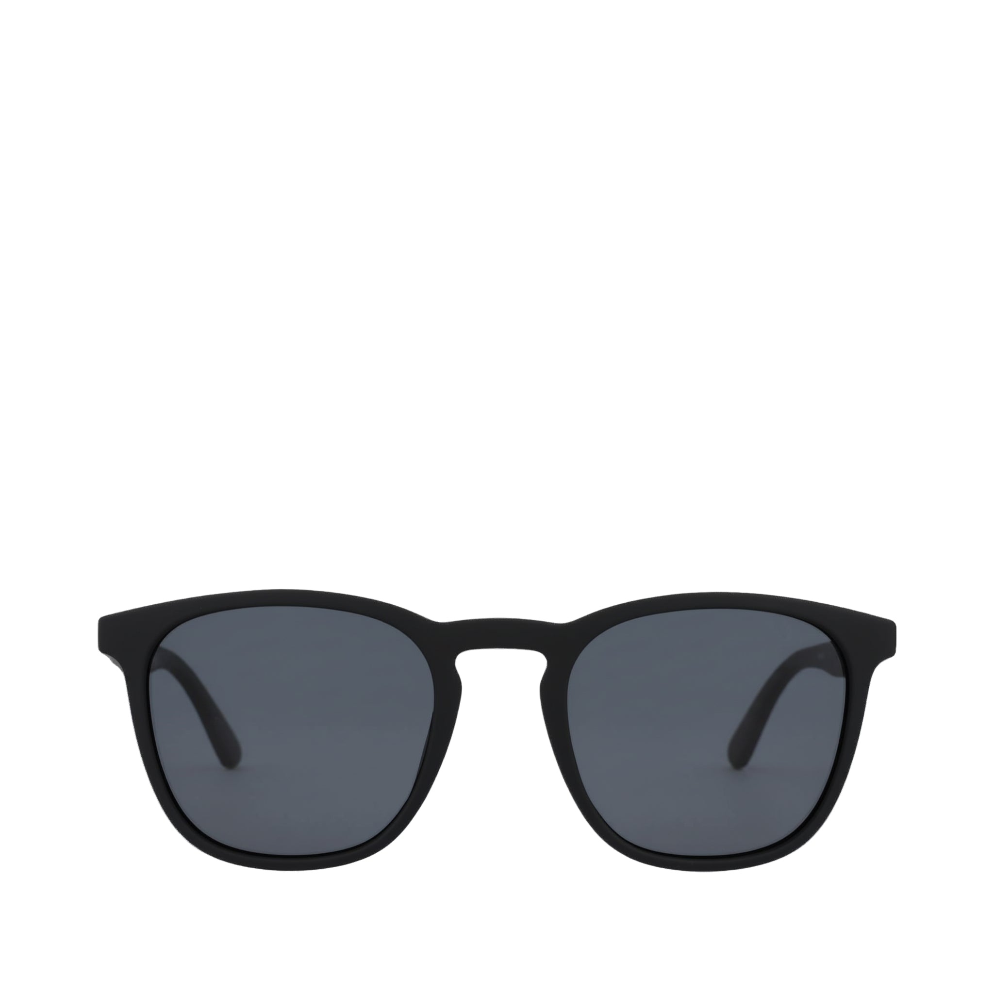 Silas Traveler Sunglasses - Black-Grey Front View