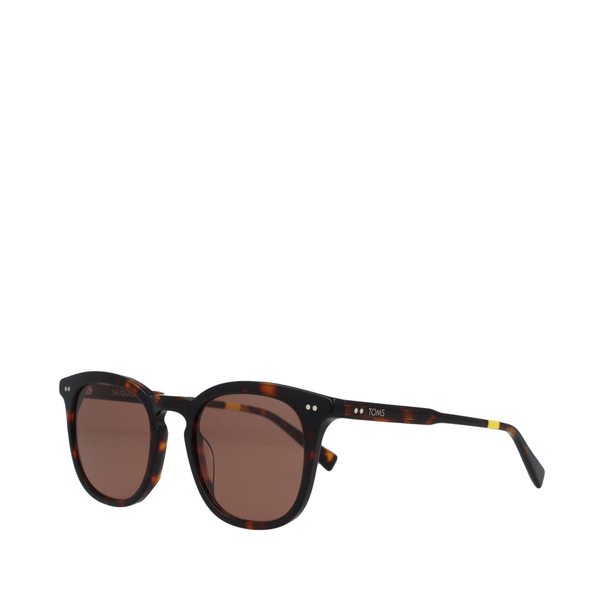 Sequoia Handcrafted Sunglasses - Chestnut Tortoise-Brown Side Angle View