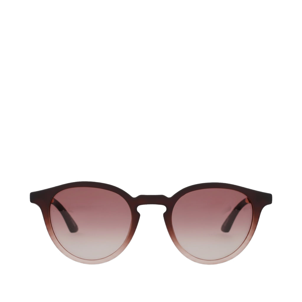 Jasper Traveler Sunglasses - Matte Ombre-Brown Gradient Front View