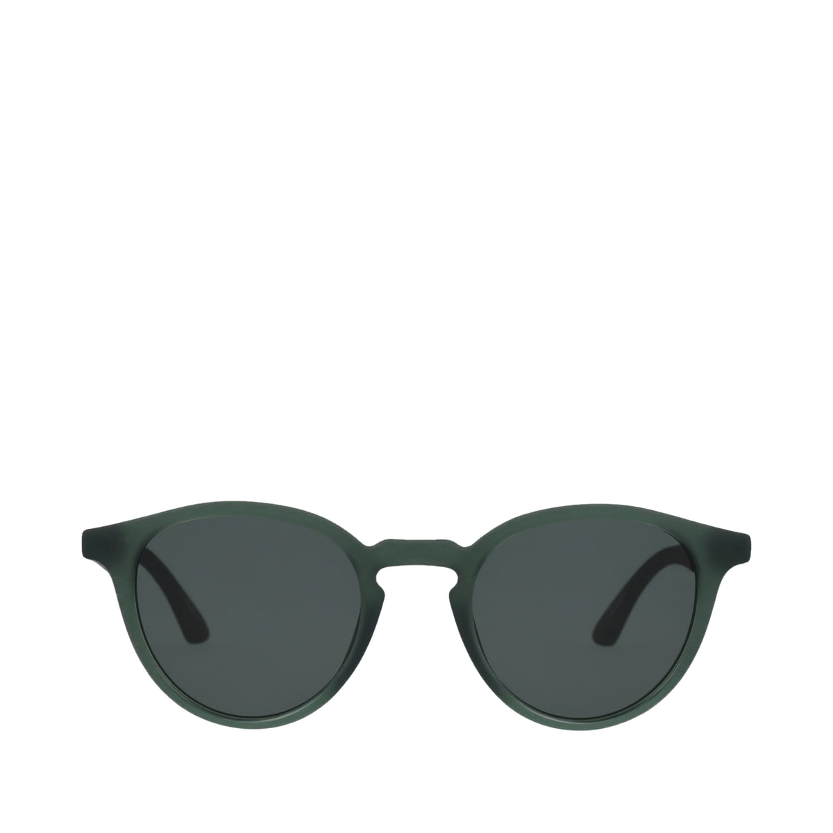 Jasper Traveler Sunglasses - Spruce Crystal-Bottle Green Front View
