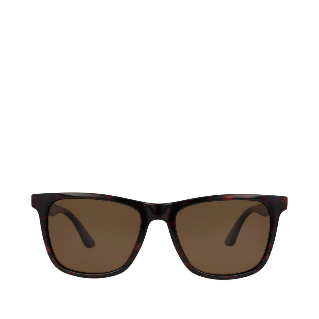 Roman Traveler Sunglasses - Whiskey Tortoise-Brown Front View