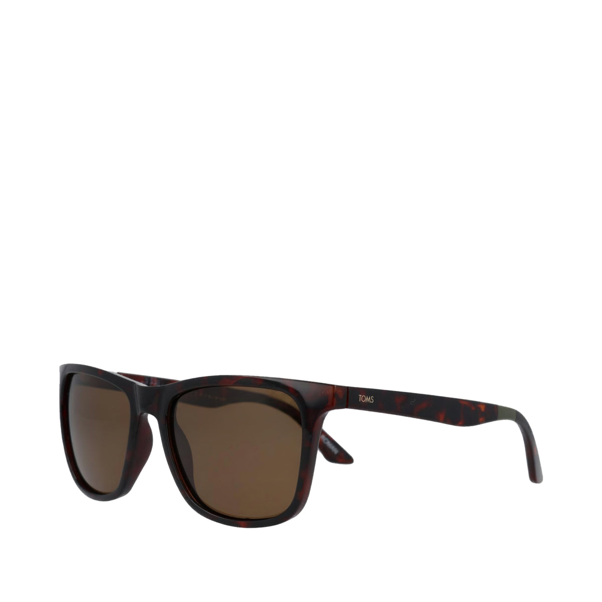 Roman Traveler Sunglasses - Whiskey Tortoise-Brown Side Angle View