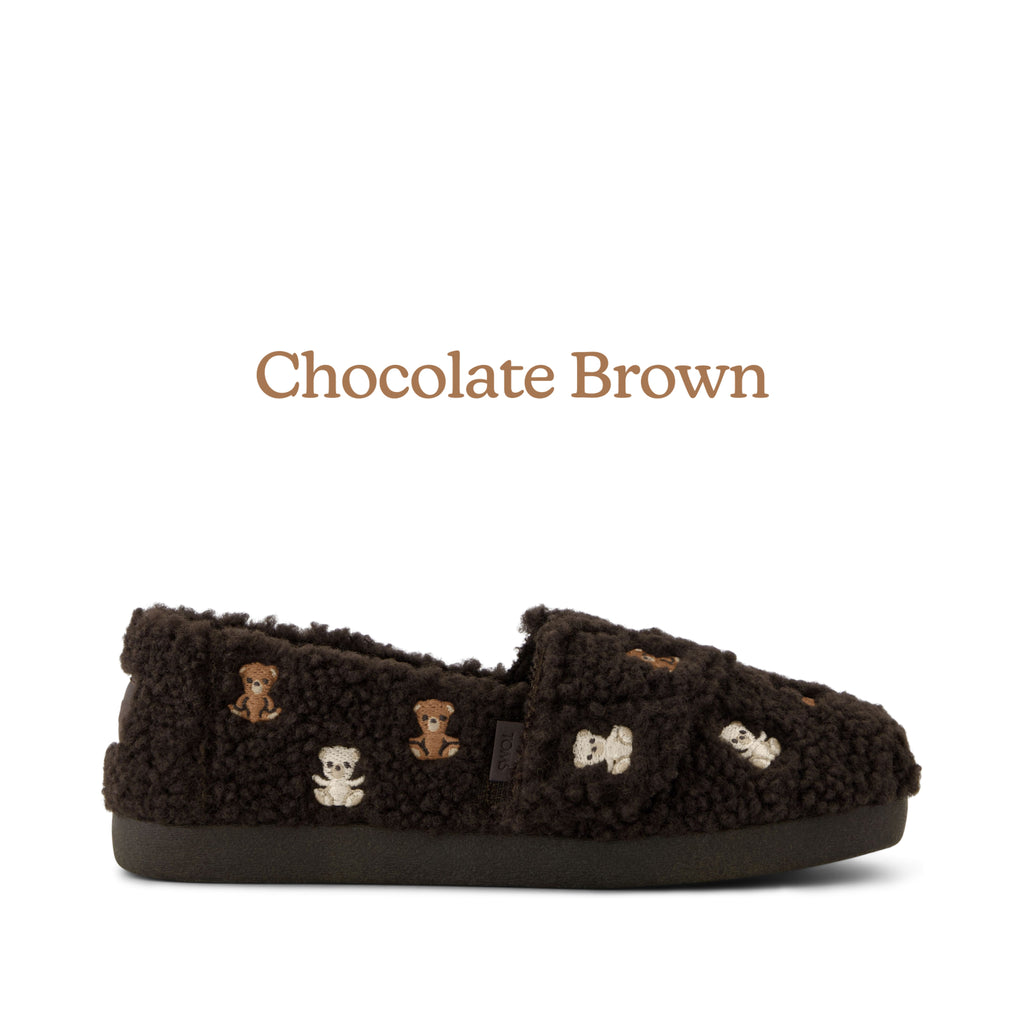 Mystery Bag Faux Shearling Teddy Bear Alpargata Classic Kids Shoe