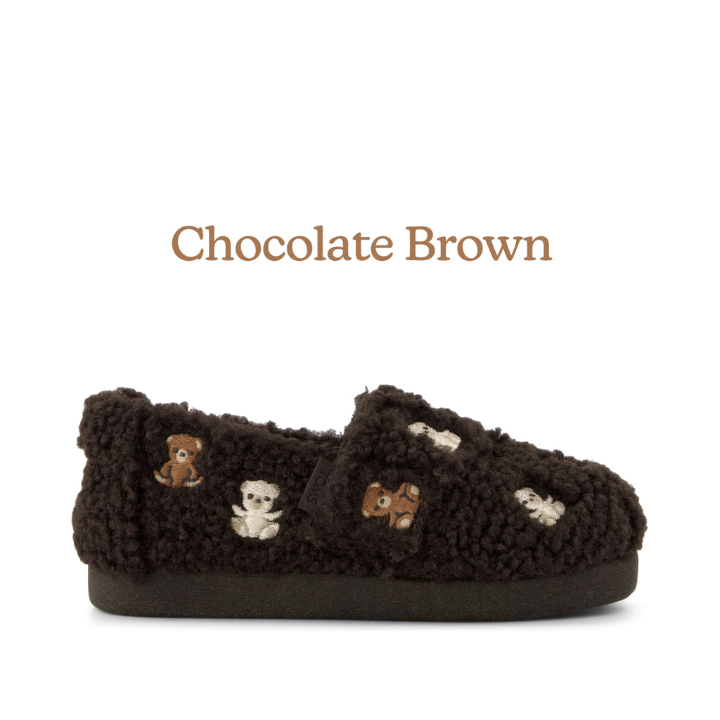 Mystery Bag Faux Shearling Teddy Bear Alpargata Classic Toddler Shoe