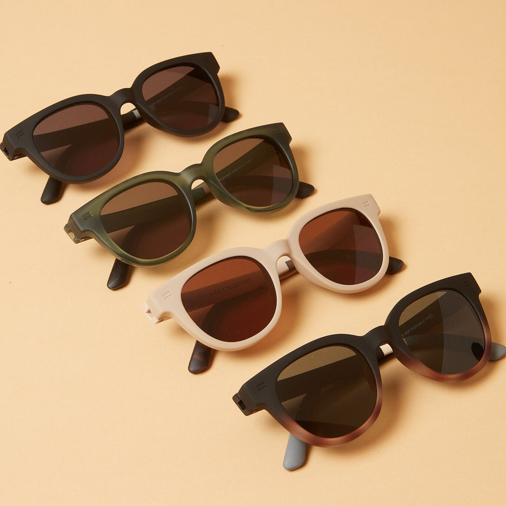 Unisex Rhodes Traveler Collection Sunglasses Group Image with all colorways
