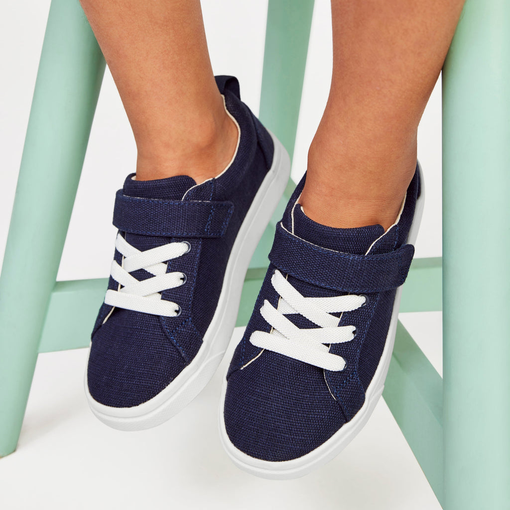 Youth Cruz Lace Up Kids Sneaker On Model Image